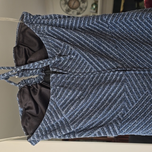 SPEECHLESS BRAND JUNIORS BLUE DRESSY DRESS SIZE 11 - Picture 3 of 16